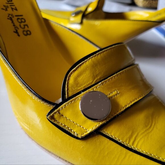 Vero Guoio Patent Leather Shoe Wedge. Size 38 ½ - Picture 11 of 12